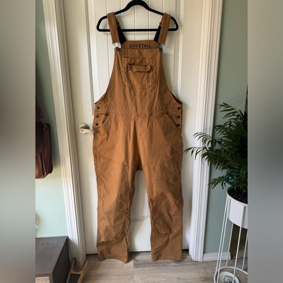 Dovetail Freshly Overall Saddle Brown Canvas - Picture 2 of 10